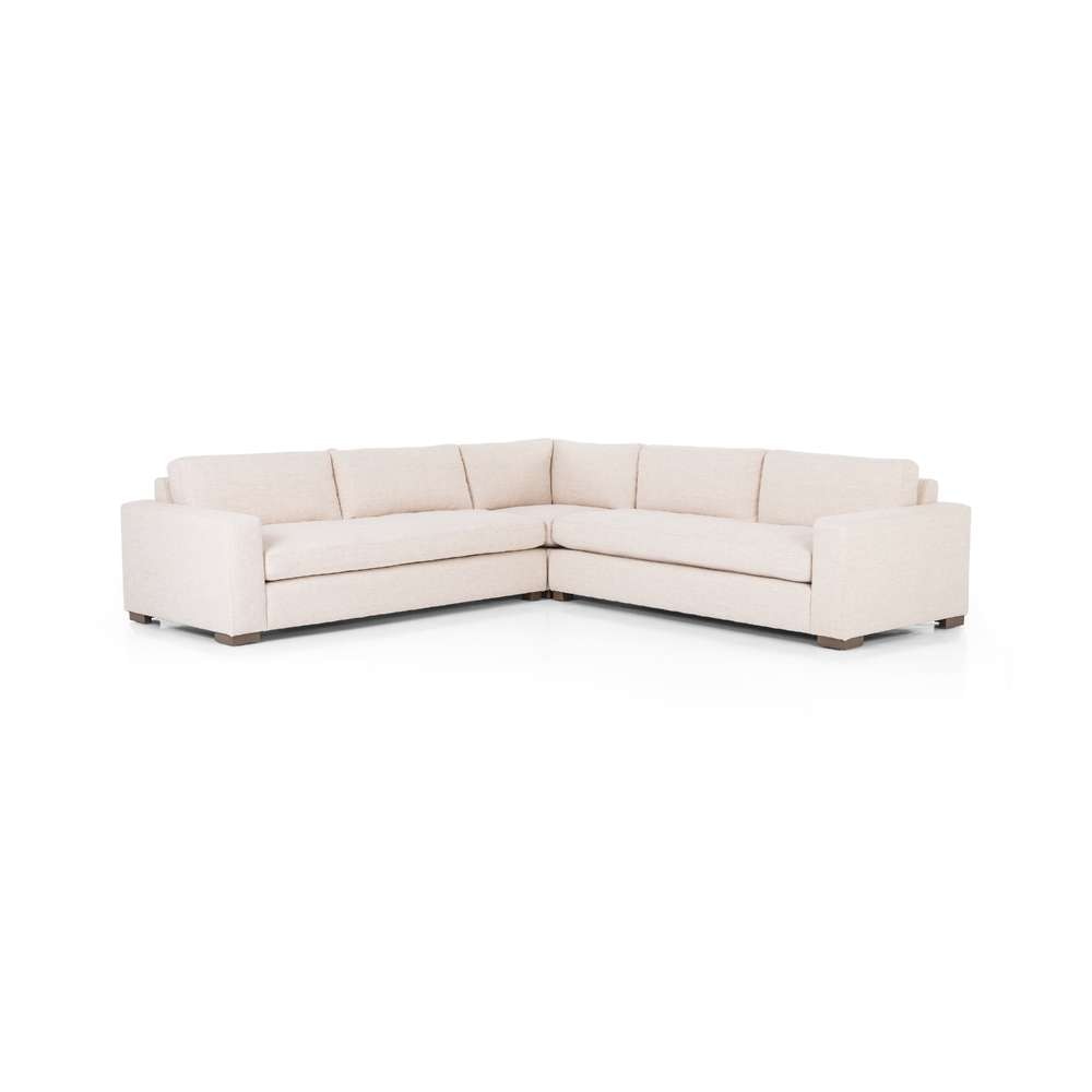Four Hands - Kensington - Boone 3 Pc Small Corner Sectional-Thames - 100944-002 veiw 1