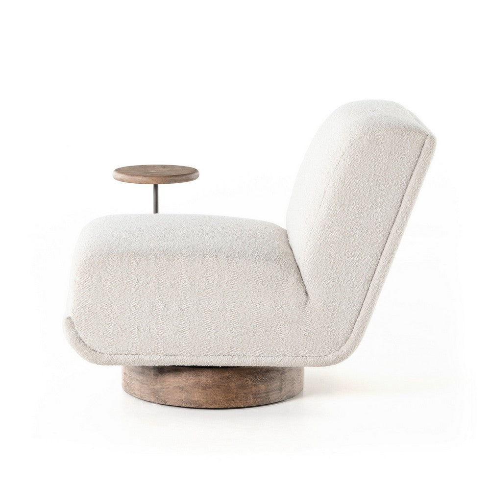 Four Hands - Kensington - Bronwyn Swivel Chair + Side Table - Knoll Natural - 227894-001_CLOSEOUT view 3