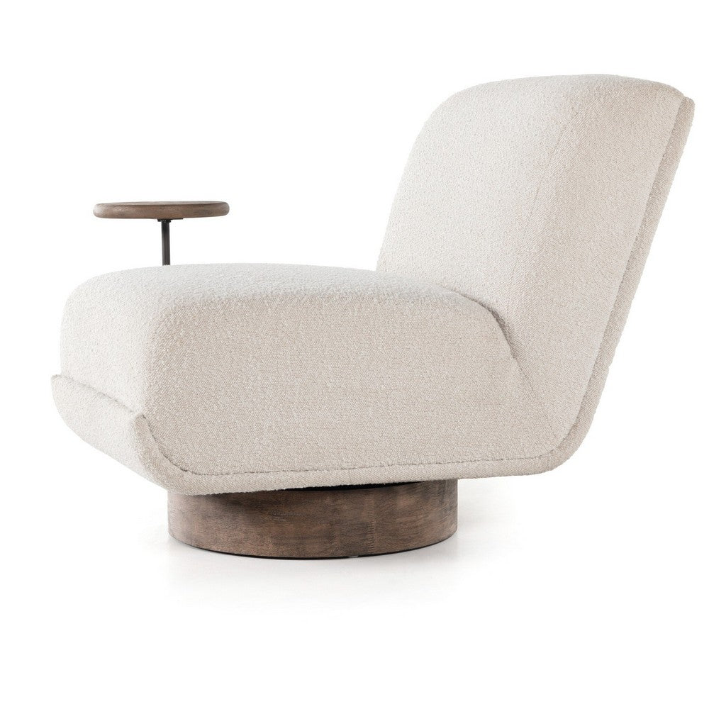 Four Hands - Kensington - Bronwyn Swivel Chair + Side Table - Knoll Natural - 227894-001_CLOSEOUT view 4