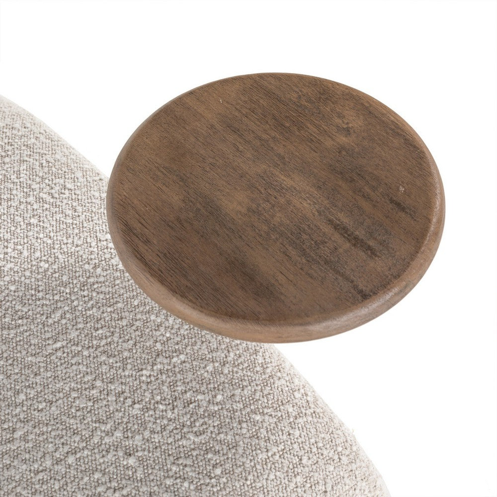 Four Hands - Kensington - Bronwyn Swivel Chair + Side Table - Knoll Natural - 227894-001_CLOSEOUT view 7