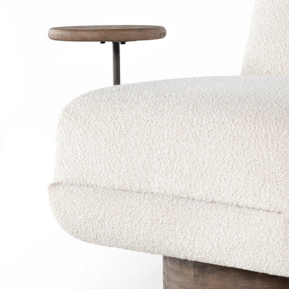 Four Hands - Kensington - Bronwyn Swivel Chair + Side Table - Knoll Natural - 227894-001_CLOSEOUT view 8