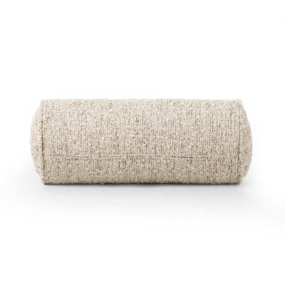 Four Hands - Kensington - Callum Bolster Pillow - Ivan Sand - 241418-008_CLOSEOUT view 4