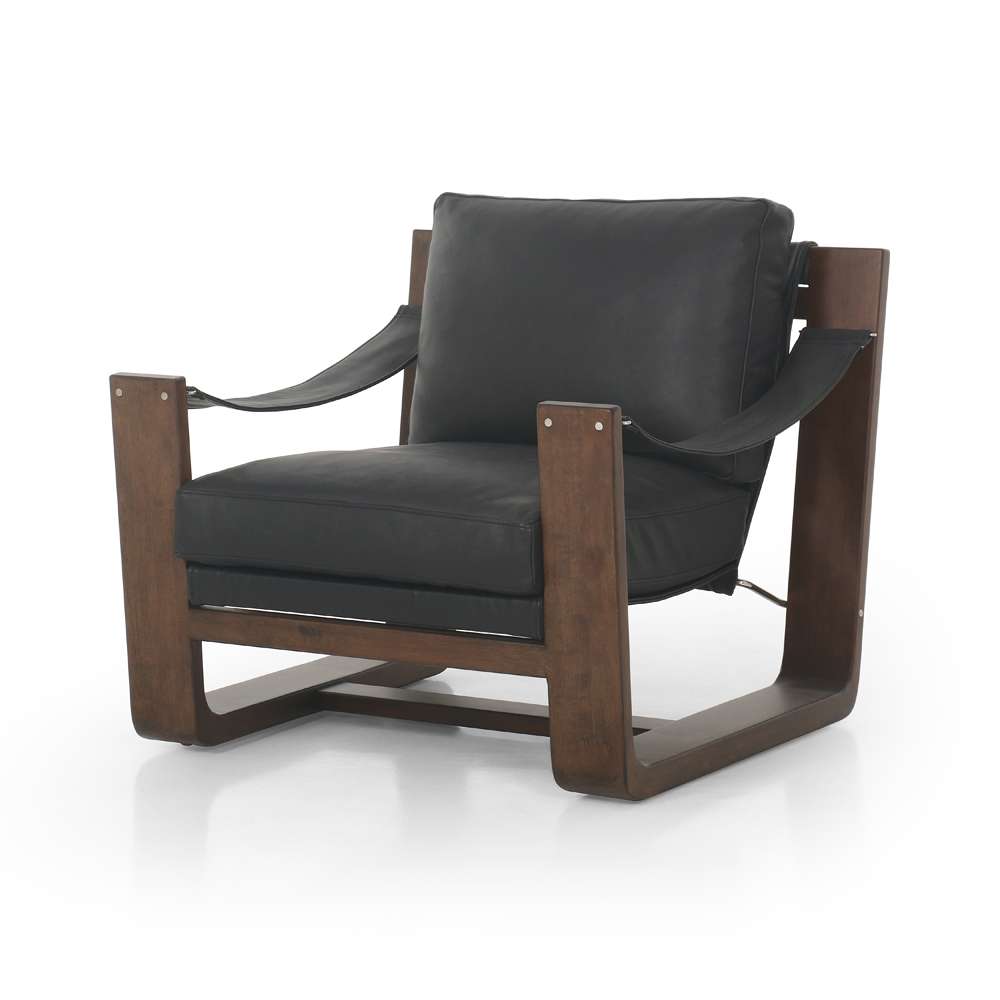 Four Hands - Kensington - Cesar Chair-Carson Black - 235209-003 veiw 1
