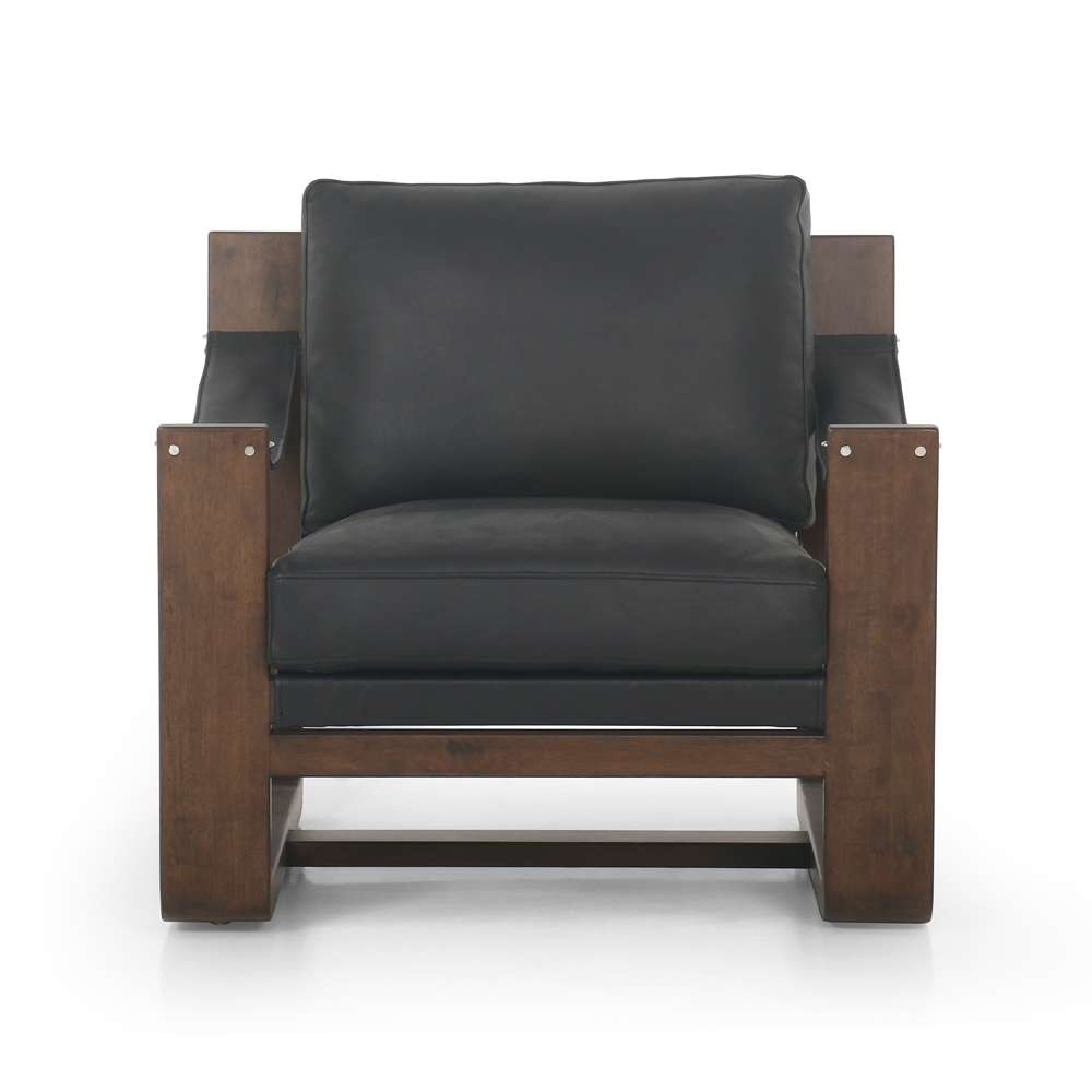 Four Hands - Kensington - Cesar Chair-Carson Black - 235209-003 veiw 3
