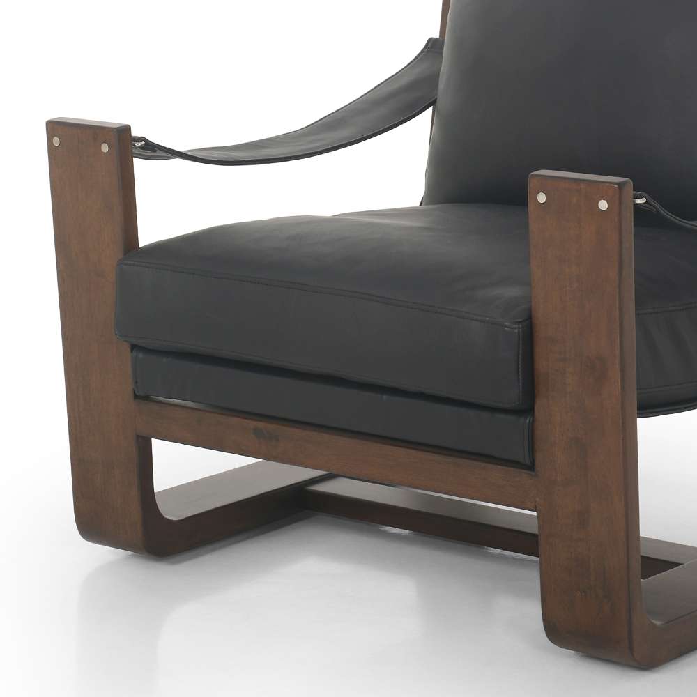 Four Hands - Kensington - Cesar Chair-Carson Black - 235209-003 veiw 8