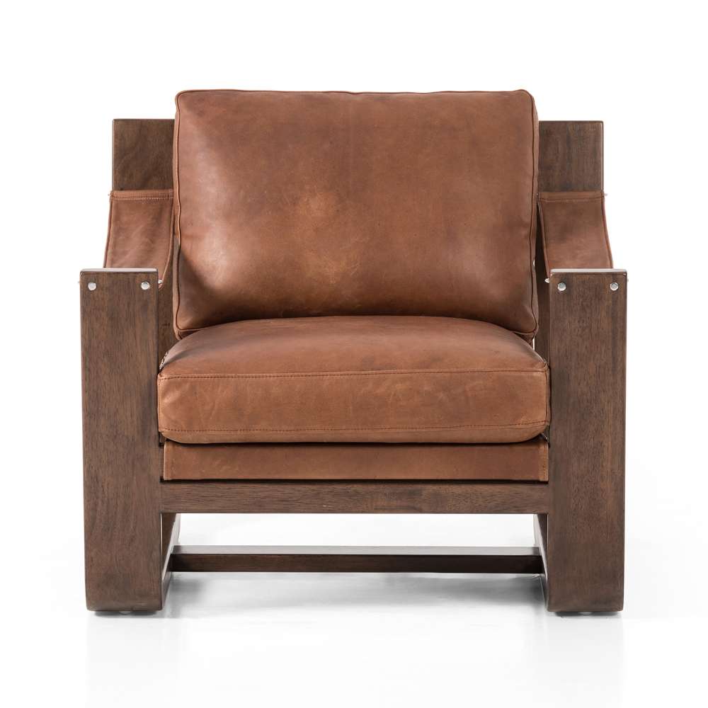 Four hands - Kensington - Cesar Chair-Heirloom Sienna - 235209-001 veiw 4