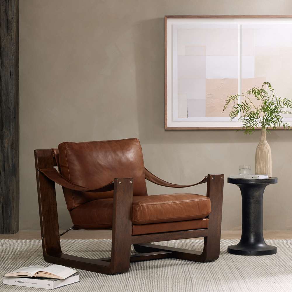 Four hands - Kensington - Cesar Chair-Heirloom Sienna - 235209-001 veiw 7