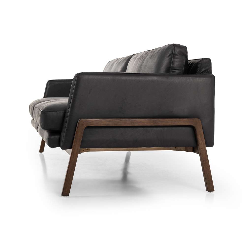 Four Hands - Kensington - Diana Sofa 84in-Heirloom Black - 228734-006 veiw 2