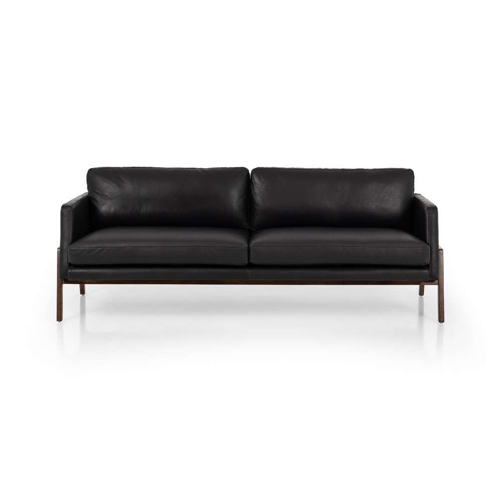 Four Hands - Kensington - Diana Sofa 84in-Heirloom Black - 228734-006 veiw 3