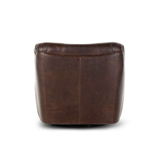 Four Hands - Kensington - Farley Swivel Chair-Conroe Cigar - 238403-001 veiw 2