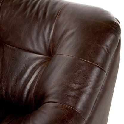 Four Hands - Kensington - Farley Swivel Chair-Conroe Cigar - 238403-001 veiw 5