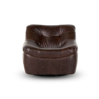 Four Hands - Kensington - Farley Swivel Chair-Conroe Cigar - 238403-001 veiw 7