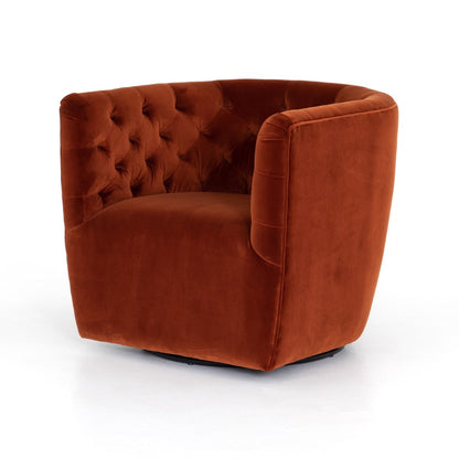 Four Hands - Hanover Swivel Chair - Sapphire Rust - CKEN-269-622 veiw 1