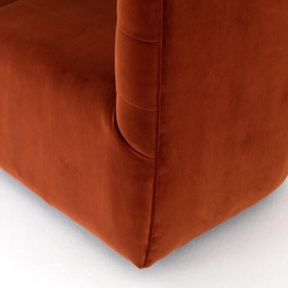 Four Hands - Hanover Swivel Chair - Sapphire Rust - CKEN-269-622 veiw 3