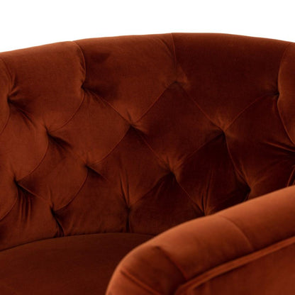 Four Hands - Hanover Swivel Chair - Sapphire Rust - CKEN-269-622 veiw 4