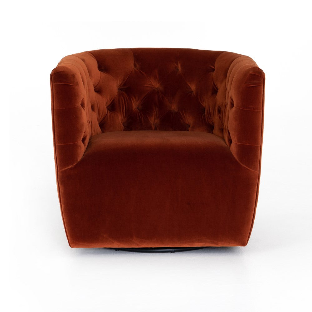 Four Hands - Hanover Swivel Chair - Sapphire Rust - CKEN-269-622 veiw 7