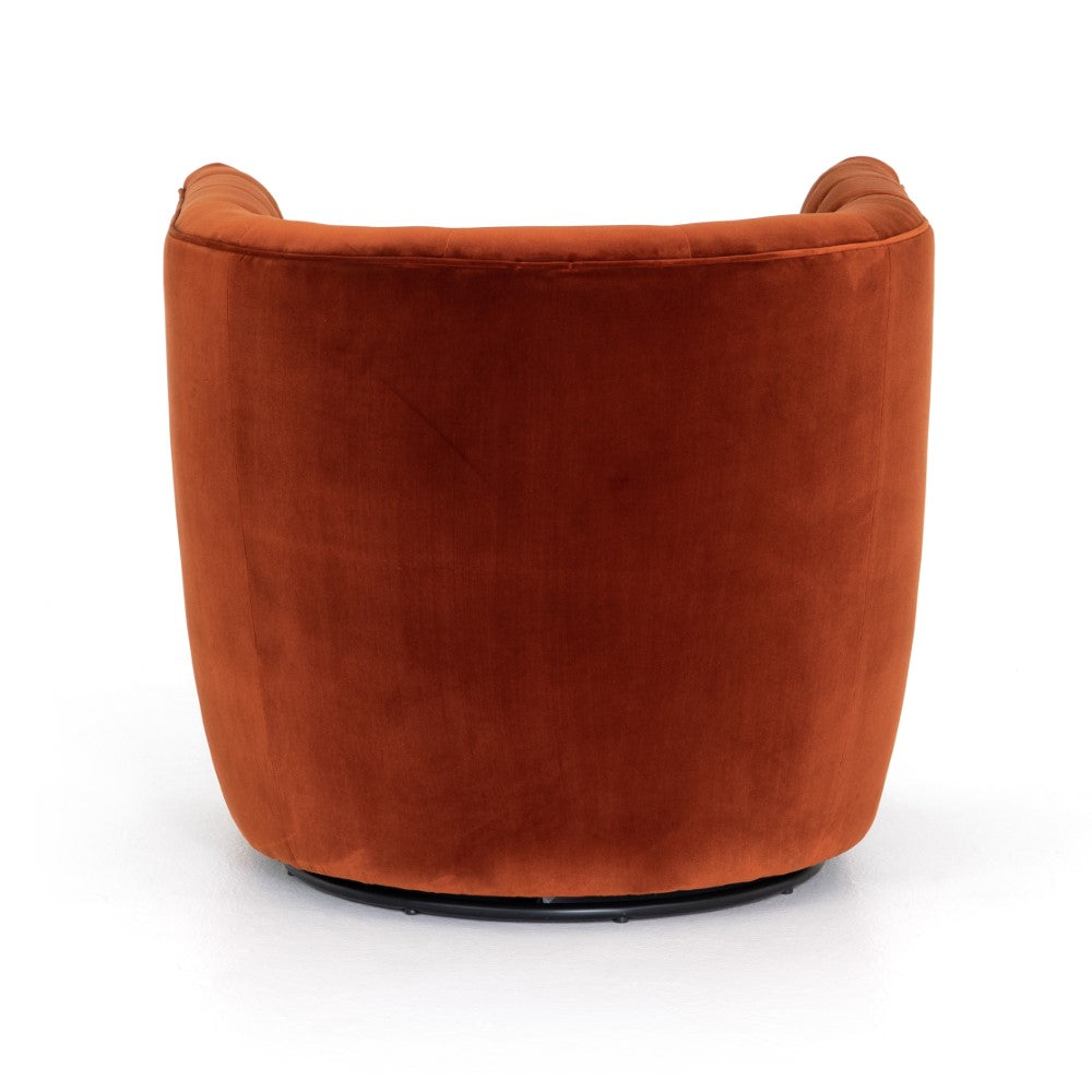 Four Hands - Hanover Swivel Chair - Sapphire Rust - CKEN-269-622 veiw 8