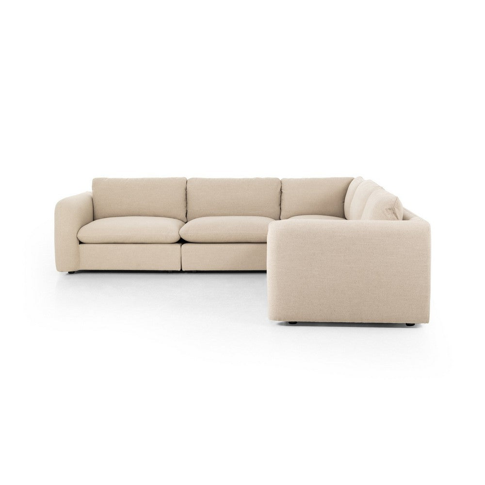 Four Hands - Kensington - Ingel 5-Piece Sectional - Antwerp Taupe - 239342-001_CLOSEOUT view 3