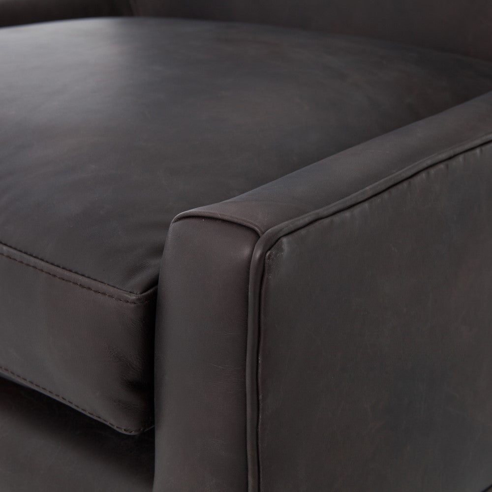 Four Hands - Marlow Wing Chair - Vintage Black - CKEN-B7A2-385 veiw 2