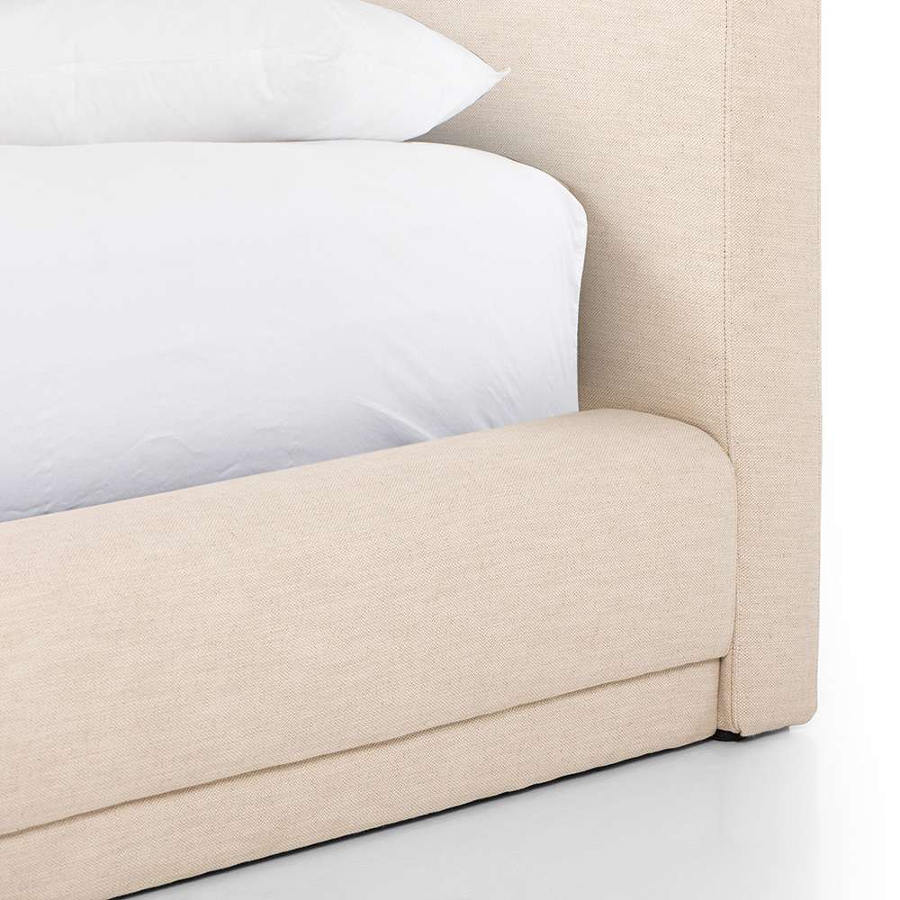 Four Hands - Kensington - Martina Bed - Bergamo Parchment - Queen - 240042-001 veiw 5