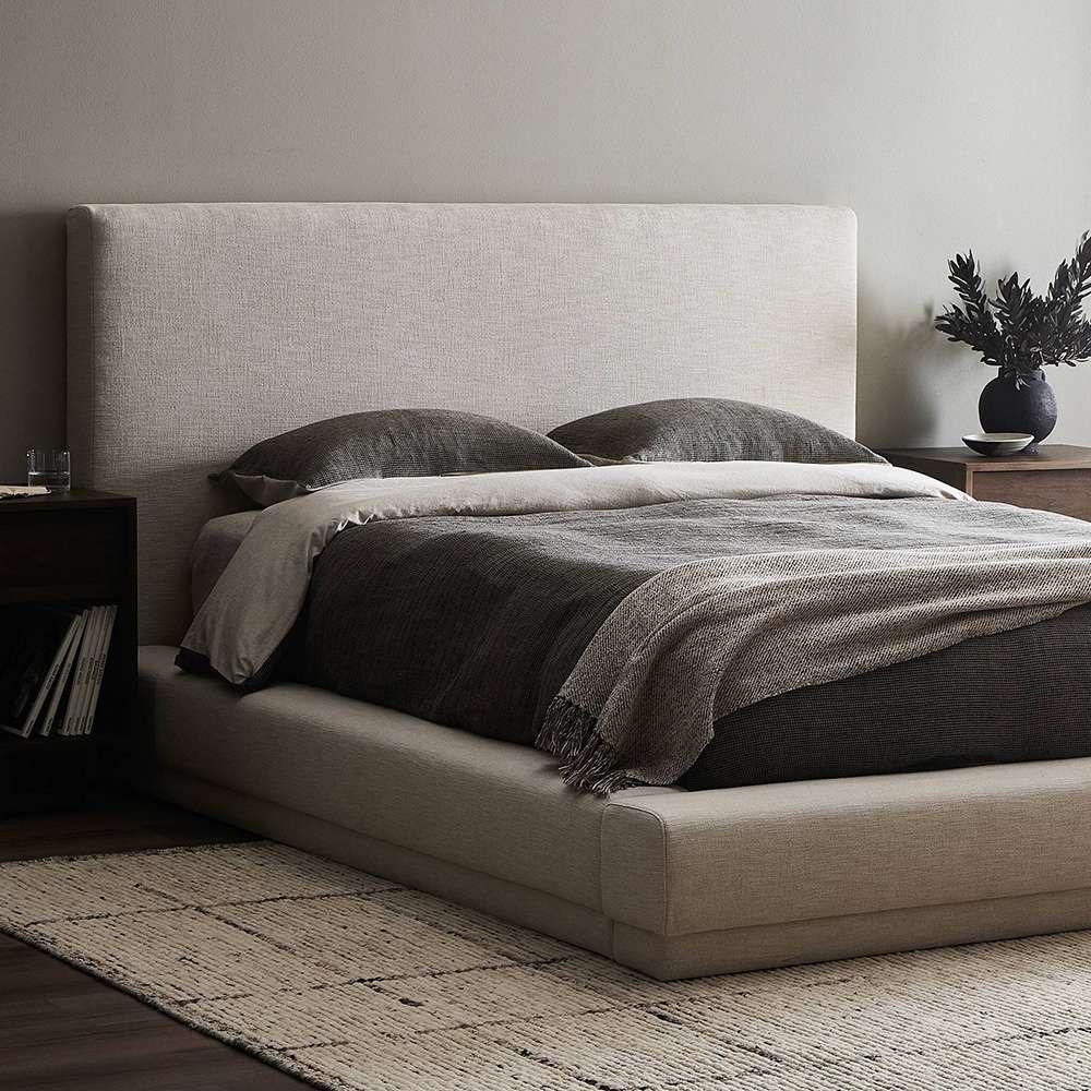 Four Hands - Kensington - Martina Bed - Bergamo Parchment - Queen - 240042-001 veiw 8