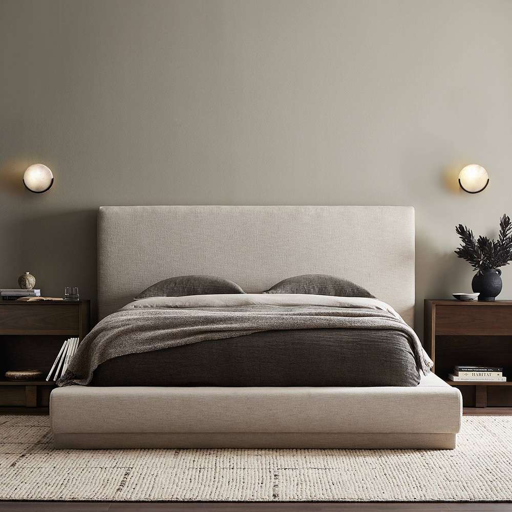 Four Hands - Kensington - Martina Bed - Bergamo Parchment - Queen - 240042-001 veiw 9
