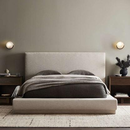 Four Hands - Kensington - Martina Bed - Bergamo Parchment - Queen - 240042-001 veiw 10