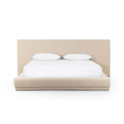 Four Hands - Kensington - Martina Bed - Bergamo Parchment - Wide King - 240042-004 veiw 1