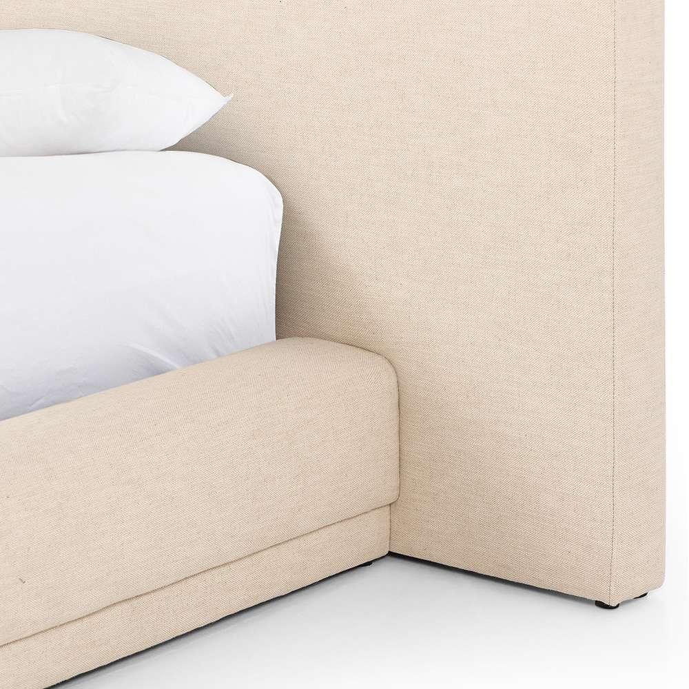 Four Hands - Kensington - Martina Bed - Bergamo Parchment - Wide King - 240042-004 veiw 4
