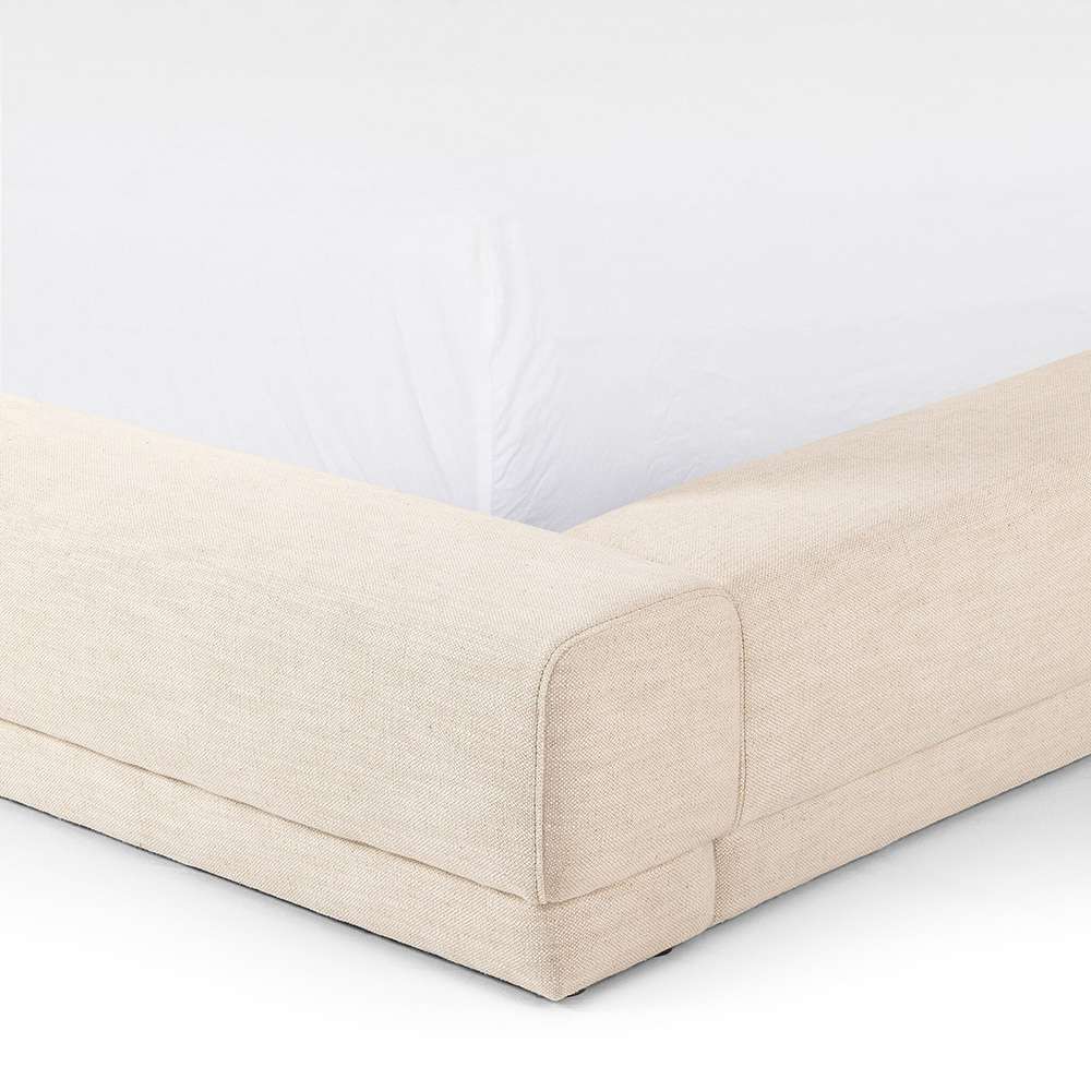 Four Hands - Kensington - Martina Bed - Bergamo Parchment - Wide King - 240042-004 veiw 5