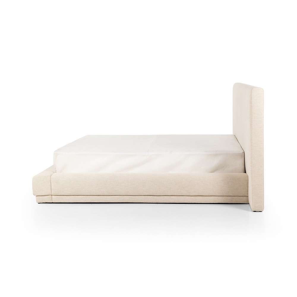 Four Hands - Kensington - Martina Bed - Bergamo Parchment - Wide King - 240042-004 veiw 8