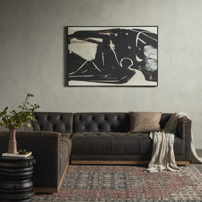 Four Hands - Kensington - Maxx 3-Piece Sectional - Destroyed Black - 236166-001 veiw 4