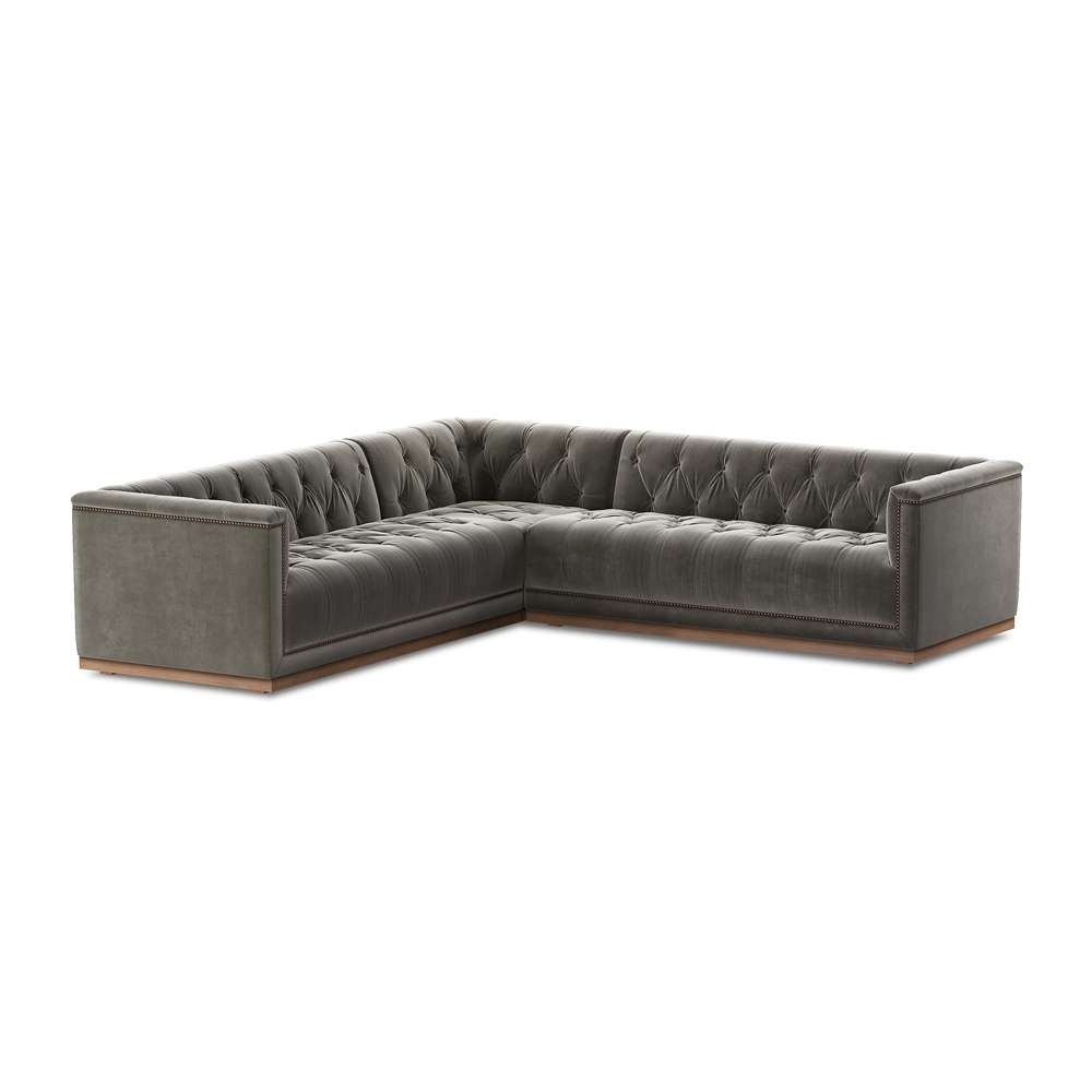 Four Hands - Kensington - Maxx 3pc Sectional-101-Sapphire Birch - 236166-002 veiw 1