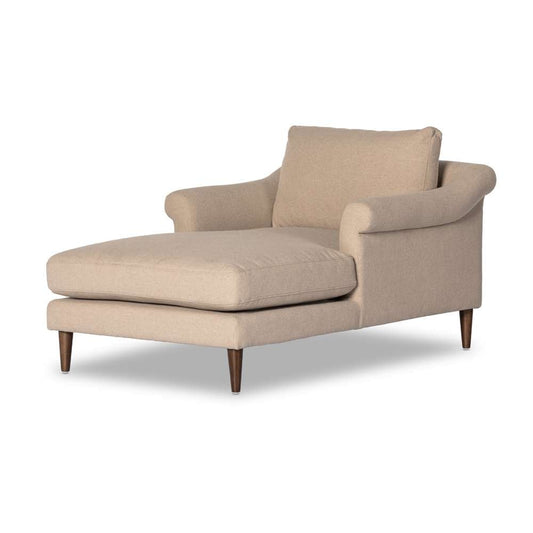 Four Hands - Kensington - Mollie Chaise Lounge-Antwerp Taupe - 231383-001 veiw 1