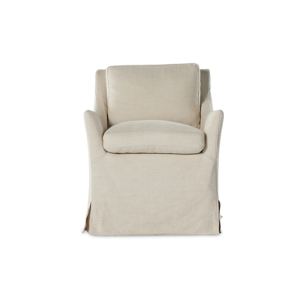 Four Hands - Kensington - Monette Slipcover Dining Chair - Brussels Natural - 232435-007_CLOSEOUT view 2