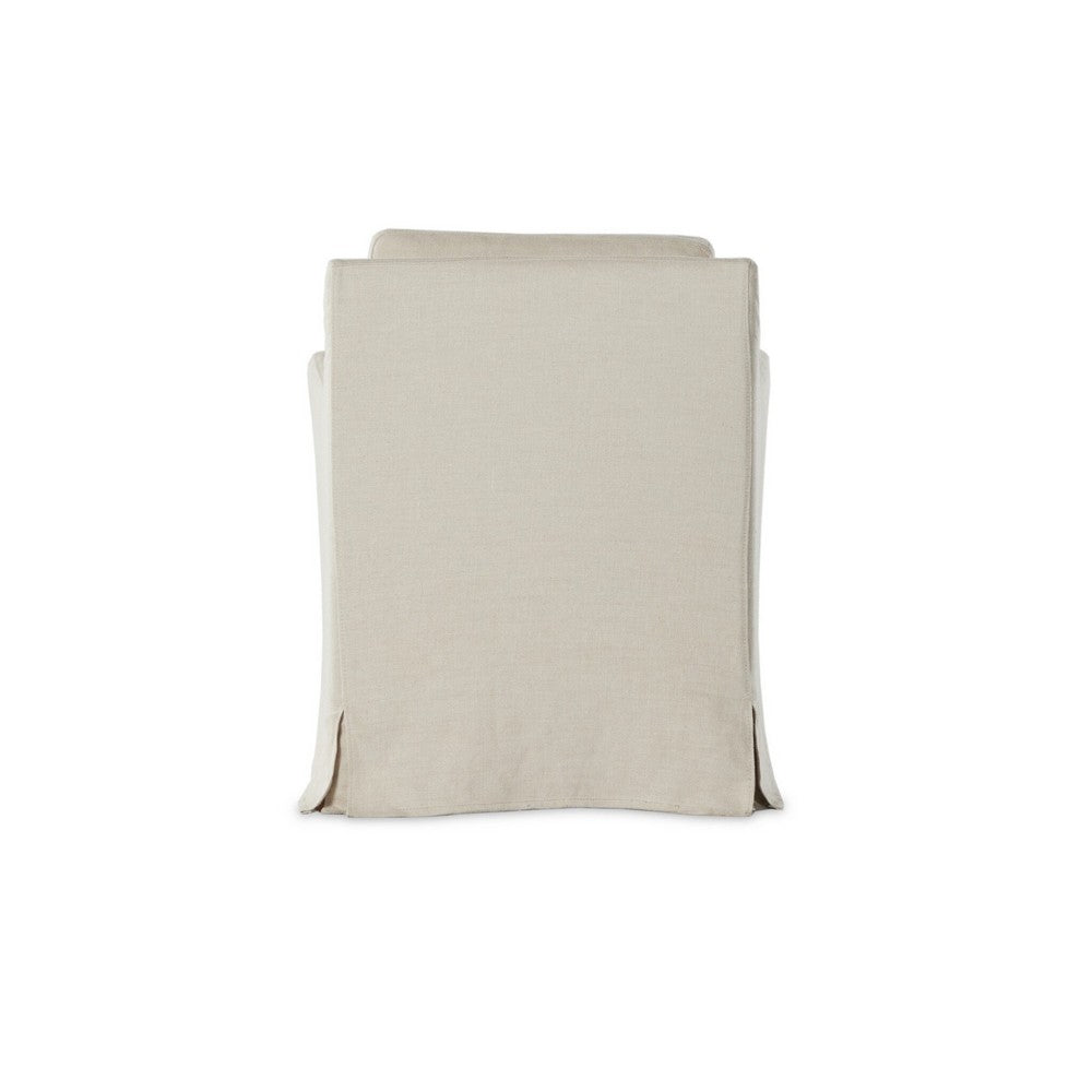 Four Hands - Kensington - Monette Slipcover Dining Chair - Brussels Natural - 232435-007_CLOSEOUT view 4