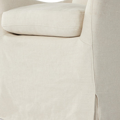 Four Hands - Kensington - Monette Slipcover Dining Chair - Brussels Natural - 232435-007_CLOSEOUT view 6