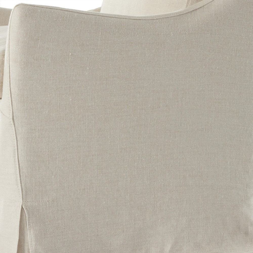 Four Hands - Kensington - Monette Slipcover Dining Chair - Brussels Natural - 232435-007_CLOSEOUT view 9