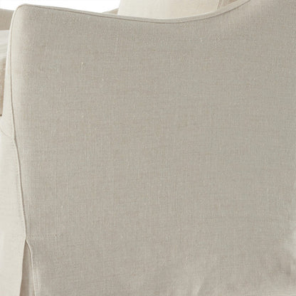 Four Hands - Kensington - Monette Slipcover Dining Chair - Brussels Natural - 232435-007_CLOSEOUT view 9