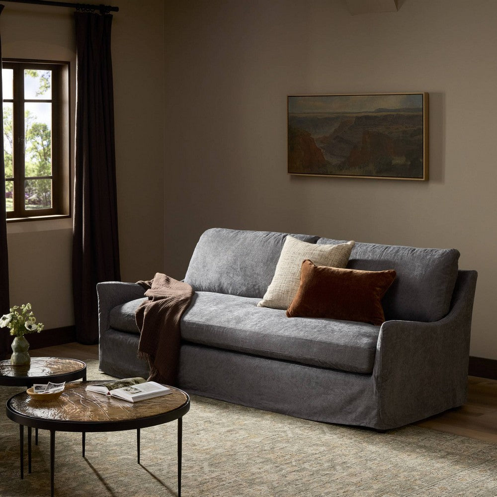 Four Hands - Kensington - Monette Slipcover Sofa - Panama Greige - 238680-008_CLOSEOUT view 12
