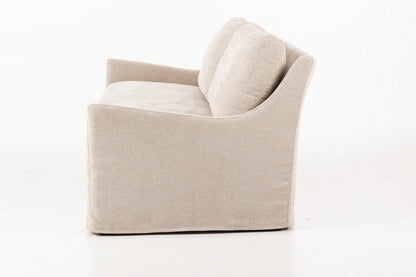 Four Hands - Kensington - Monette Slipcover Sofa - Panama Oatmeal - 238680-007_CLOSEOUT view 3