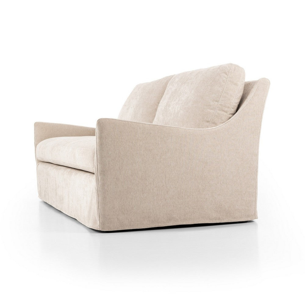Four Hands - Kensington - Monette Slipcover Sofa - Panama Oatmeal - 238680-007_CLOSEOUT view 4