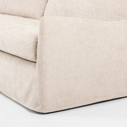 Four Hands - Kensington - Monette Slipcover Sofa - Panama Oatmeal - 238680-007_CLOSEOUT view 8