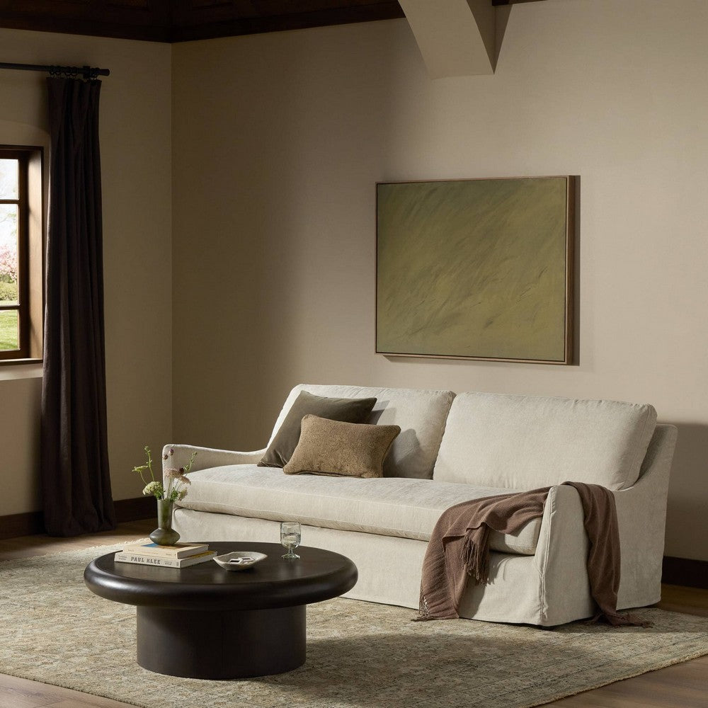 Four Hands - Kensington - Monette Slipcover Sofa - Panama Oatmeal - 238680-007_CLOSEOUT view 12