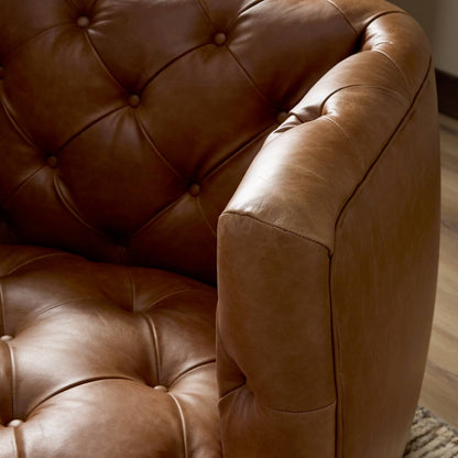 Four Hands - Kensington - Paul Chair - Sonoma Chestnut - 240249-003_CLOSEOUT view 11