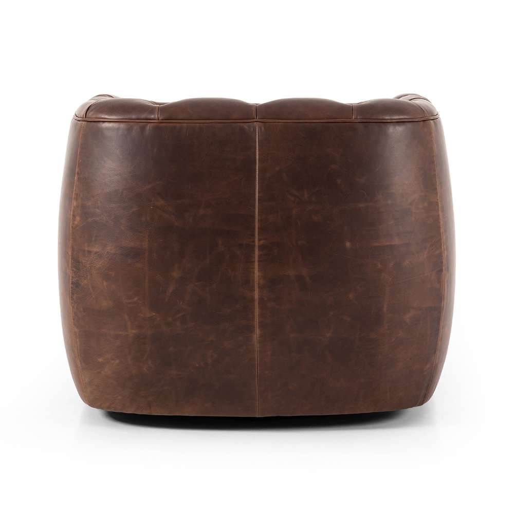 Four Hands - Kensington - Paul Swivel Chair-Raleigh Cigar - 236761-002 veiw 2