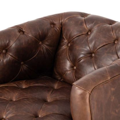 Four Hands - Kensington - Paul Swivel Chair-Raleigh Cigar - 236761-002 veiw 4