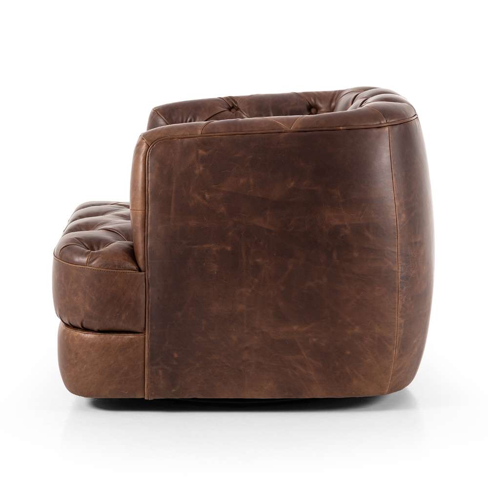 Four Hands - Kensington - Paul Swivel Chair-Raleigh Cigar - 236761-002 veiw 8