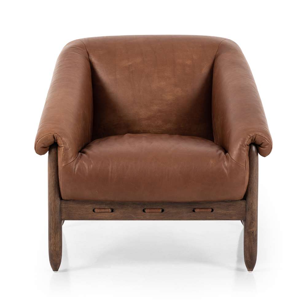 Four Hands - Kensington - Reggie Chair-Heirloom Sienna - 230798-005 veiw 3