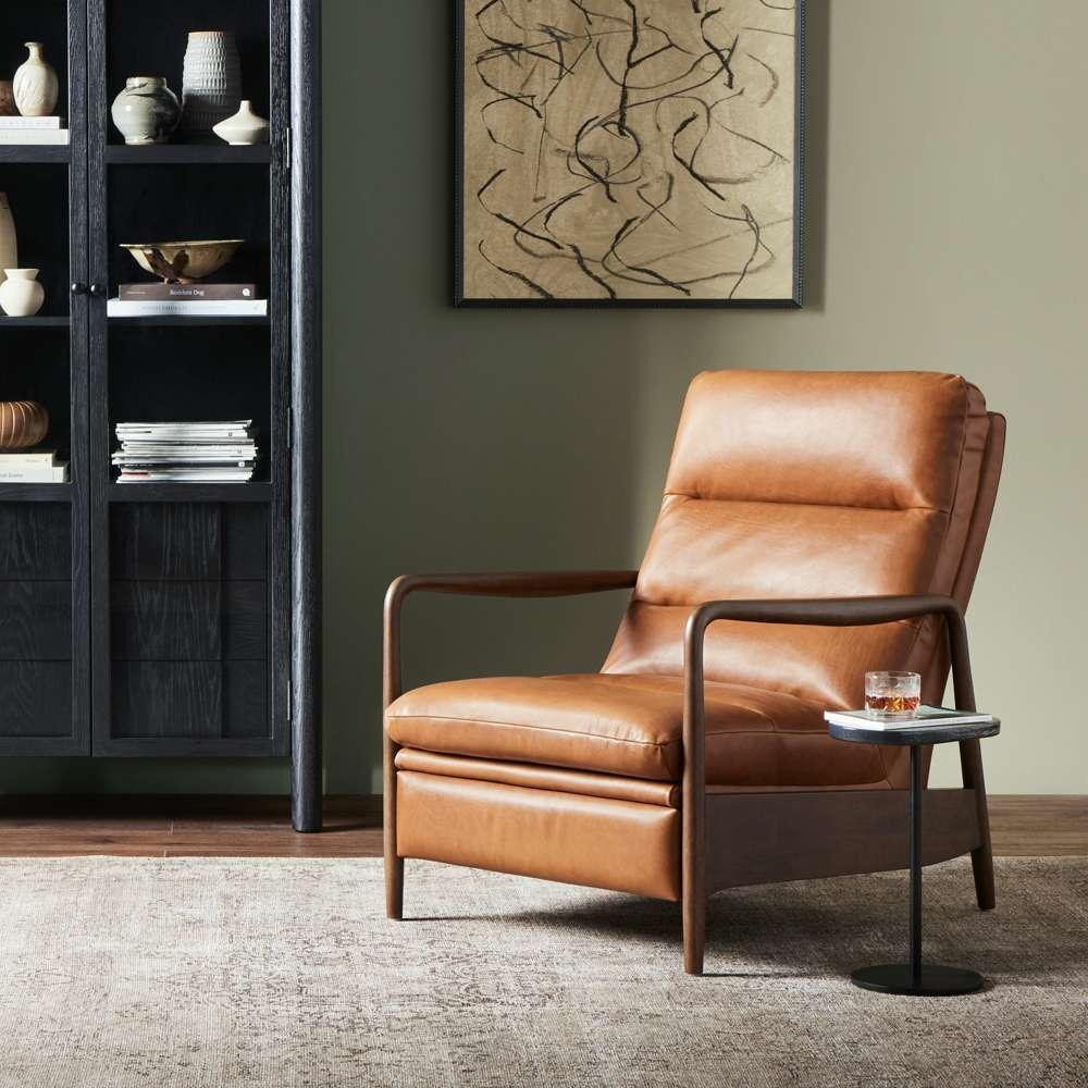 Four Hands - Kensington - Rhodes Recliner-Dakota Tobacco - 233222-001 veiw 4